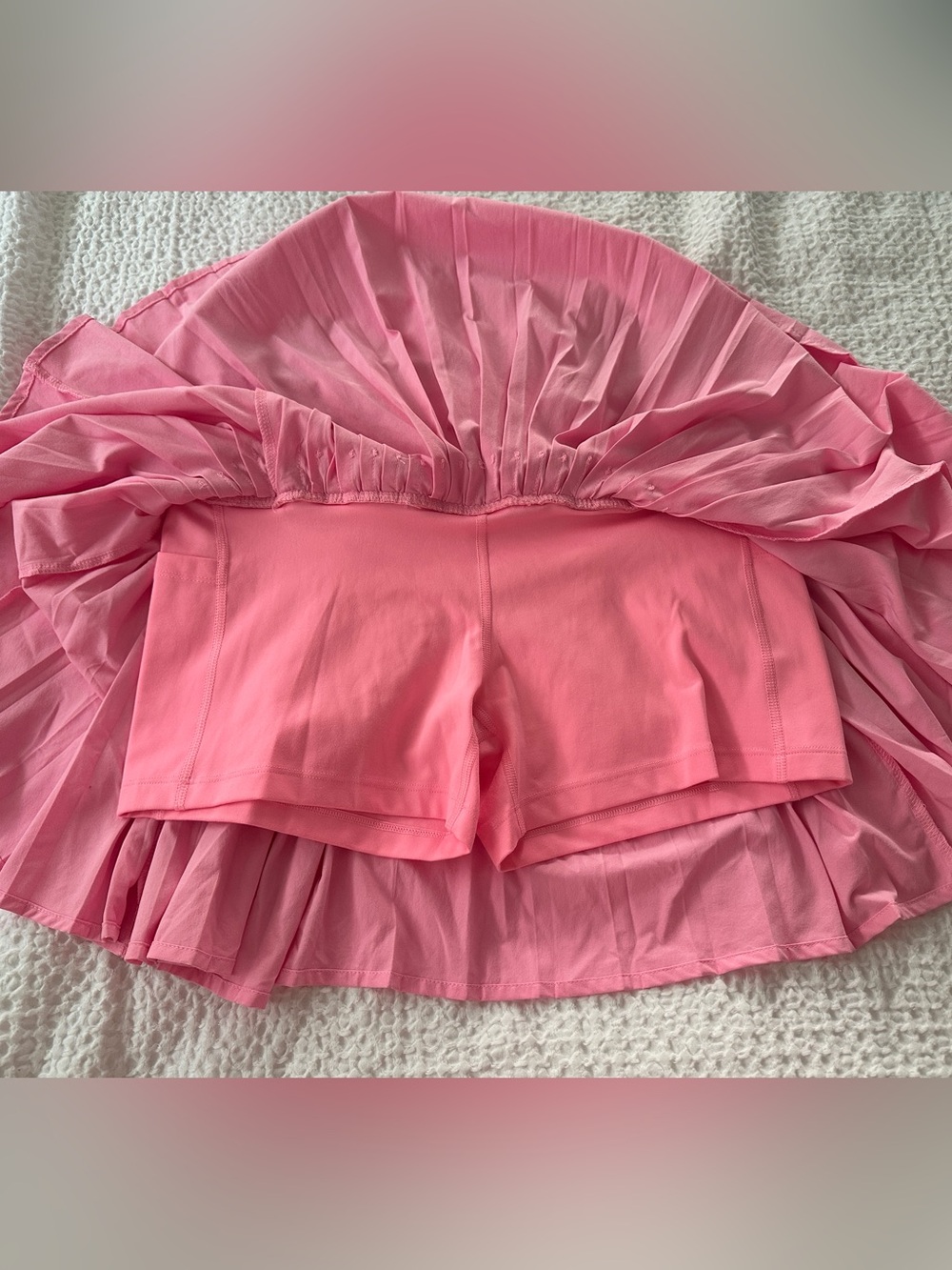 All in Motion - Pink Pleated Skort - Picture 4 of 4